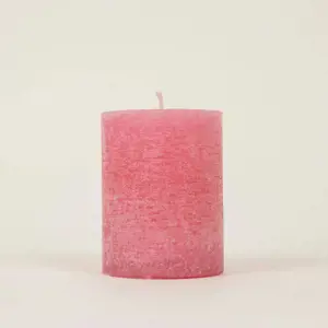 St Eval Wild Rhubarb Fragranced Colour Pillar